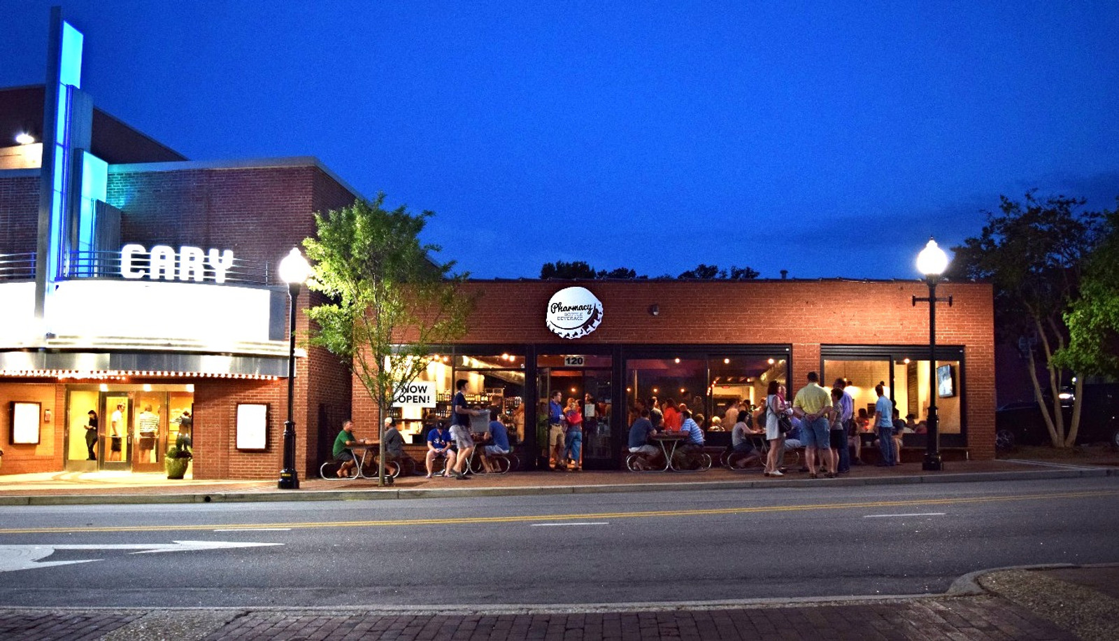 Exterior night crop for compact menu concept